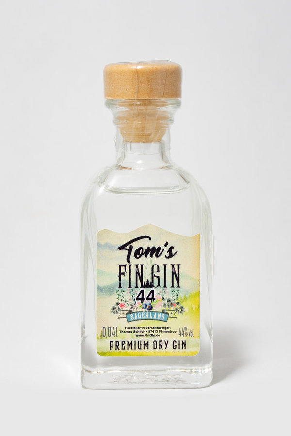 Tom´s Fin Gin 44 0,04 Liter 44%Vol. MINI