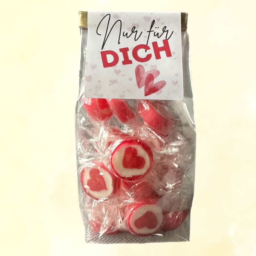Süße Herzen Bonbons
