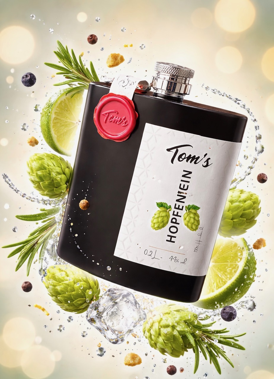 Hopfen Gin Flachmann