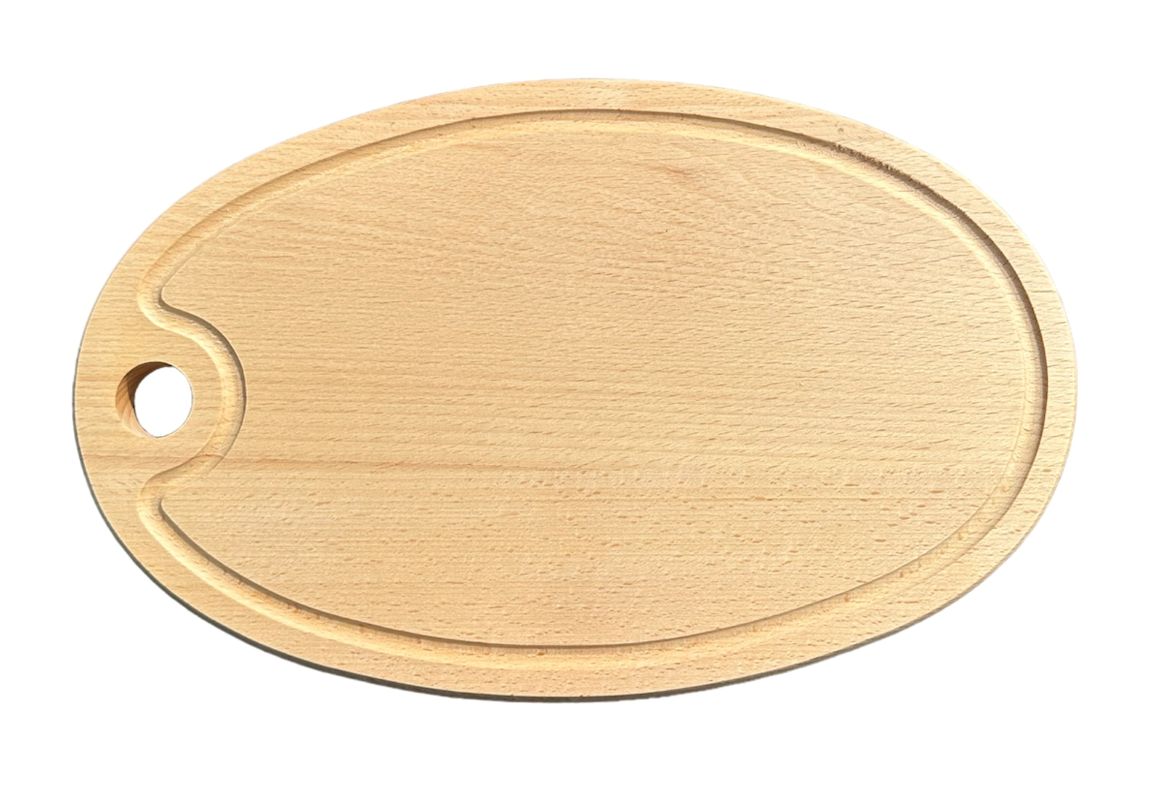 Schneidebrett Oval II BUche