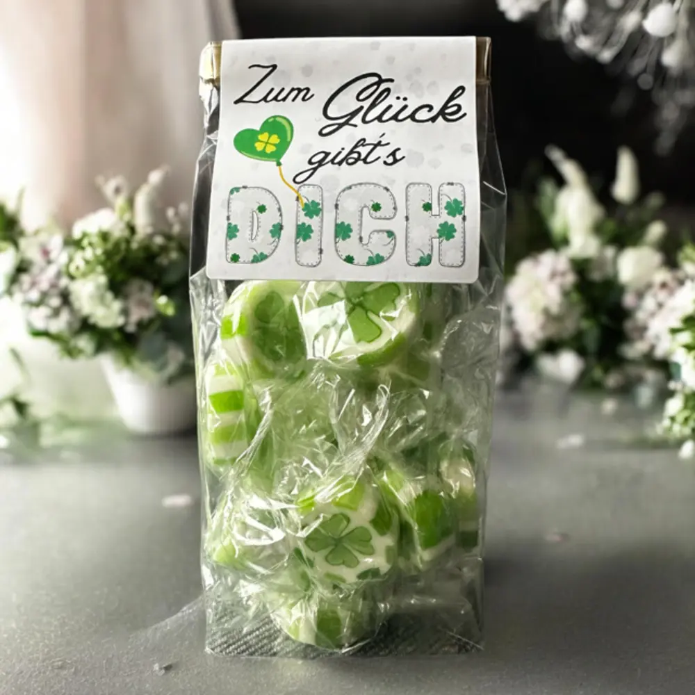 Apfel-Bonbons in Glücks-Tüte – süß schenken & Freude machen.-zoom