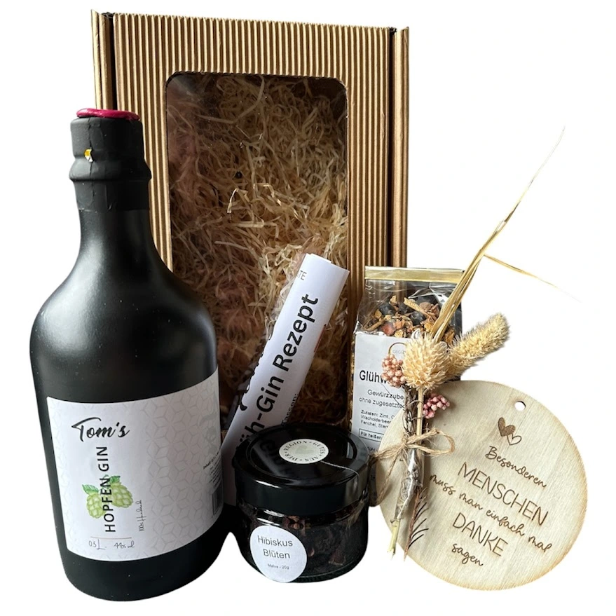 Winterliches Glüh-Gin Geschenkset verpackt-zoom